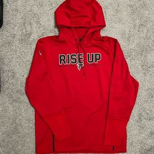 Nike Player Model Atlanta Falcons On Field Hoodie Size M Unworn Rise Up Rare